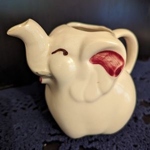 Antique Shawnee Pottery, 1940's Little Elephant Creamer.